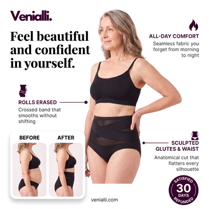 CrossBand™ Shaping Slip — High-Waisted Seamless Tummy Control